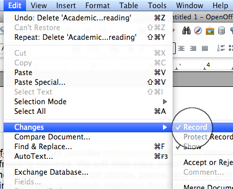 English Editing Experts - OpenOffice-Track-Changes